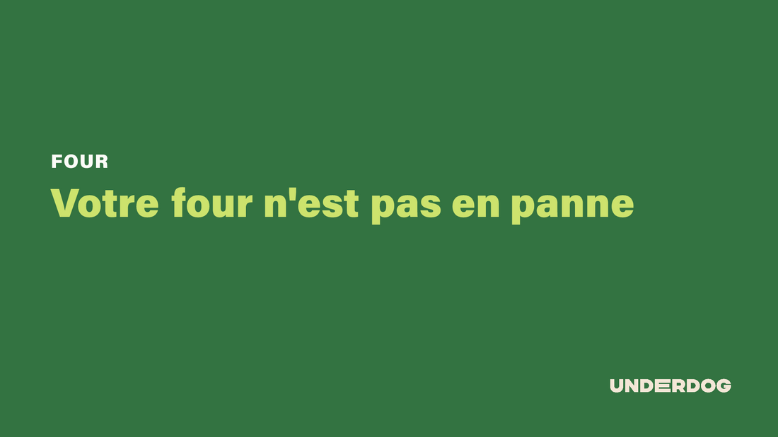 THOMSON four encastrable : Votre four n'est pas en panne