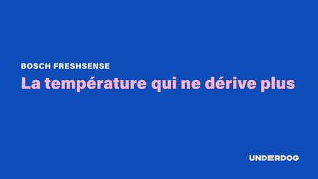 BOSCH FreshSense, La température qui ne dérive plus