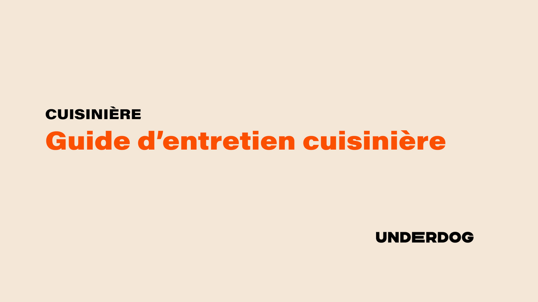 Guide d'entretien cuisinière