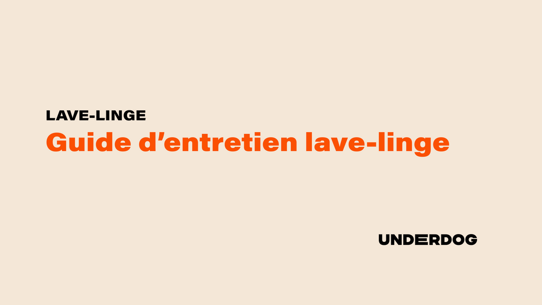 Guide d'entretien lave-linge