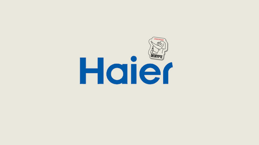 Logo de la marque Haier.