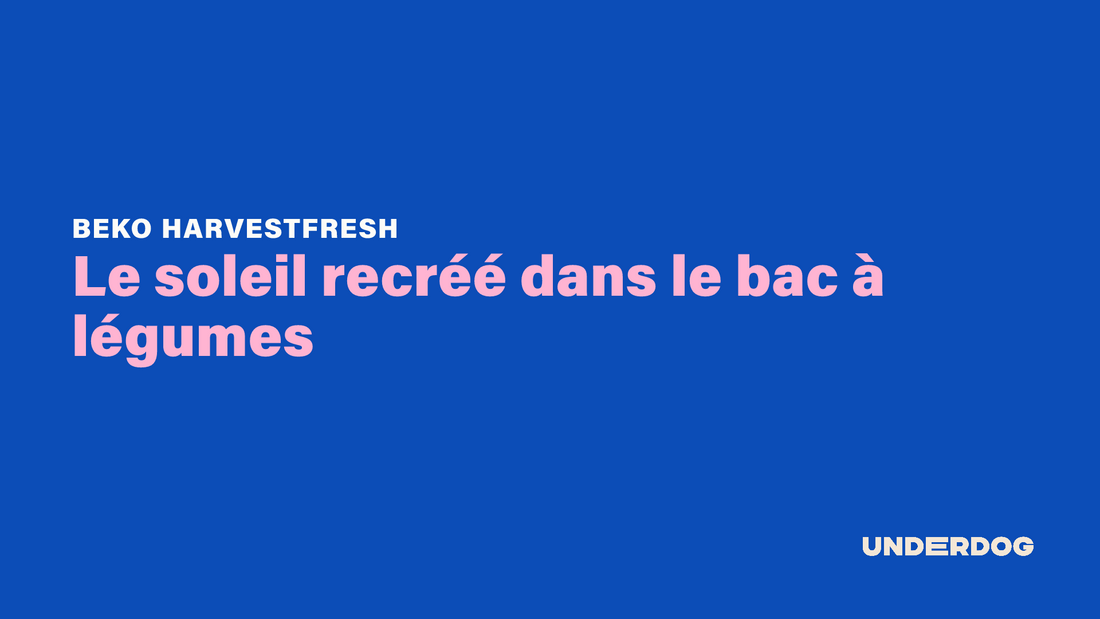 Le soleil recréé dans le bac à légumes avec HarvestFresh de BEKO