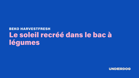 Le soleil recréé dans le bac à légumes avec HarvestFresh de BEKO