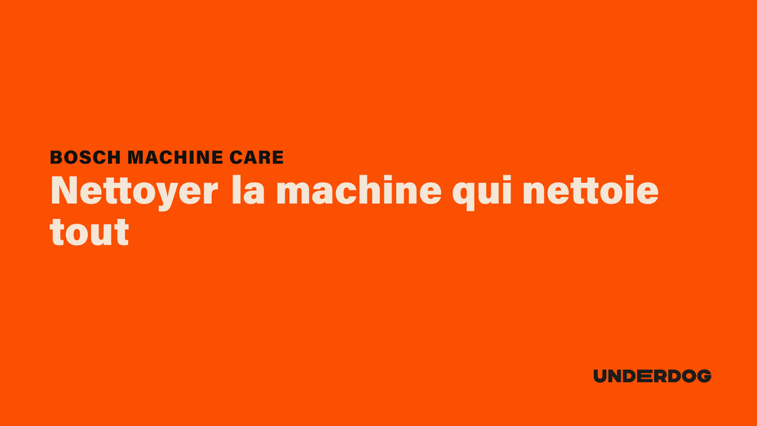 Nettoyer la machine qui nettoie tout avec Machine Care de BOSCH