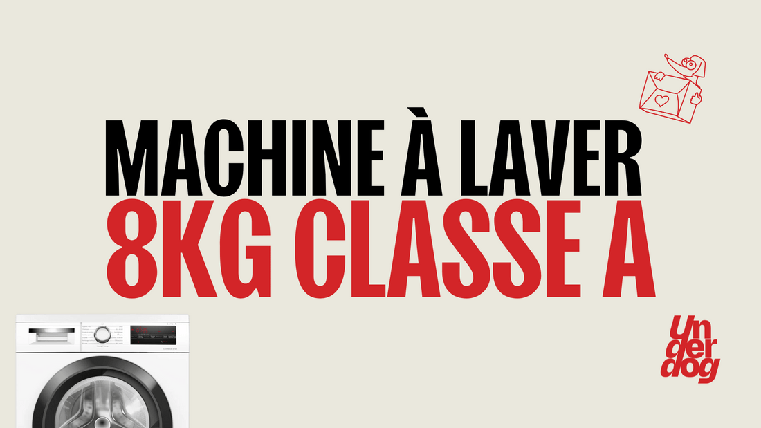 Machine à laver 8kg classe A blanche