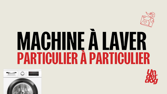 Machine à laver de particulier à particulier