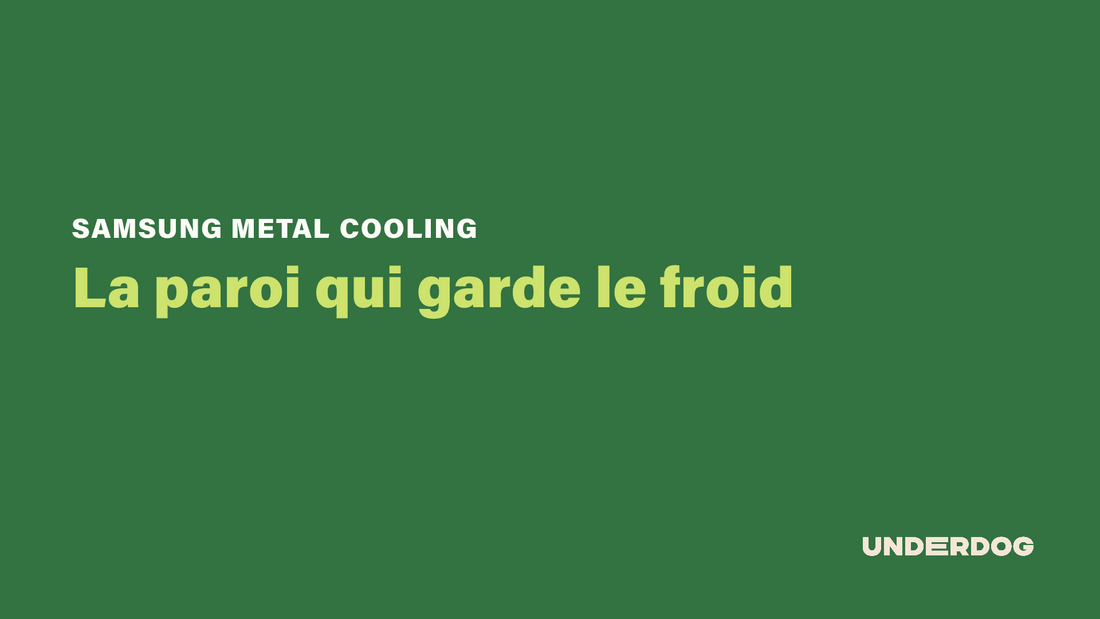La paroi qui garde le froid avec Metal Cooling de SAMSUNG