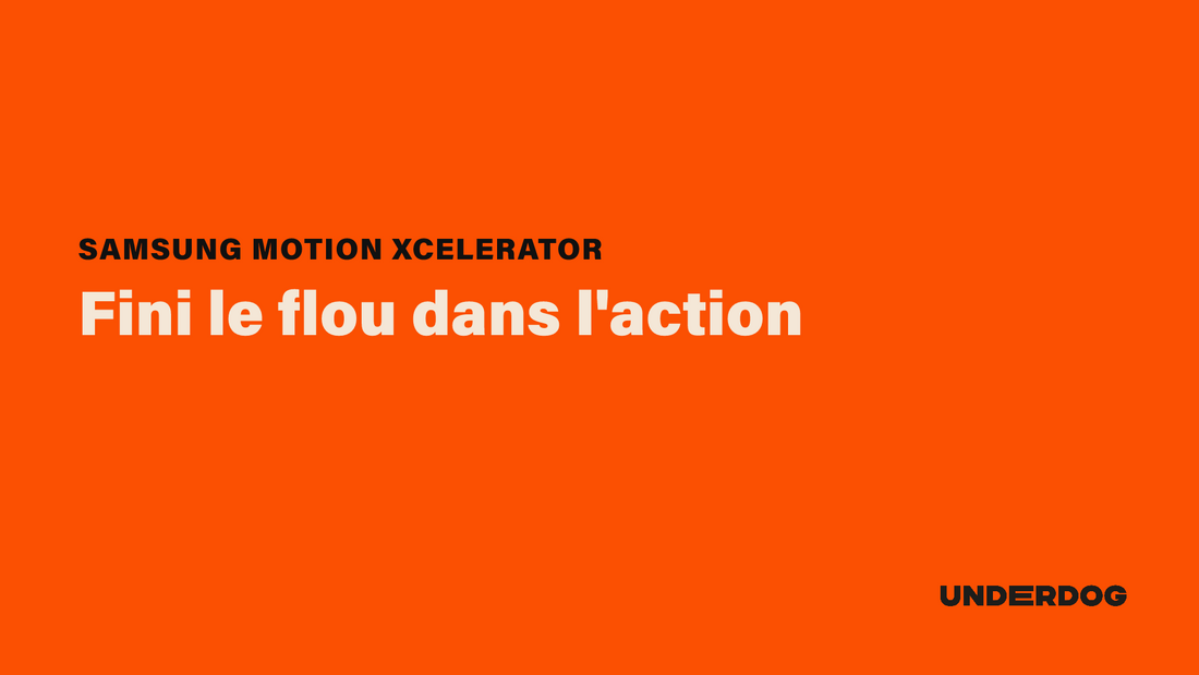 Fini le flou dans l'action avec Motion Xcelerator de SAMSUNG