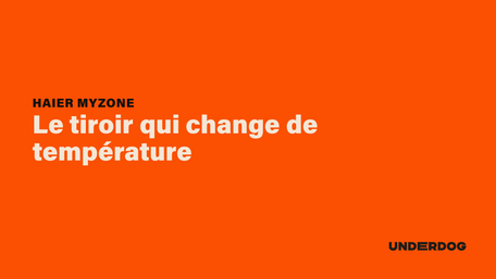 HAIER MyZone, le tiroir qui change de température