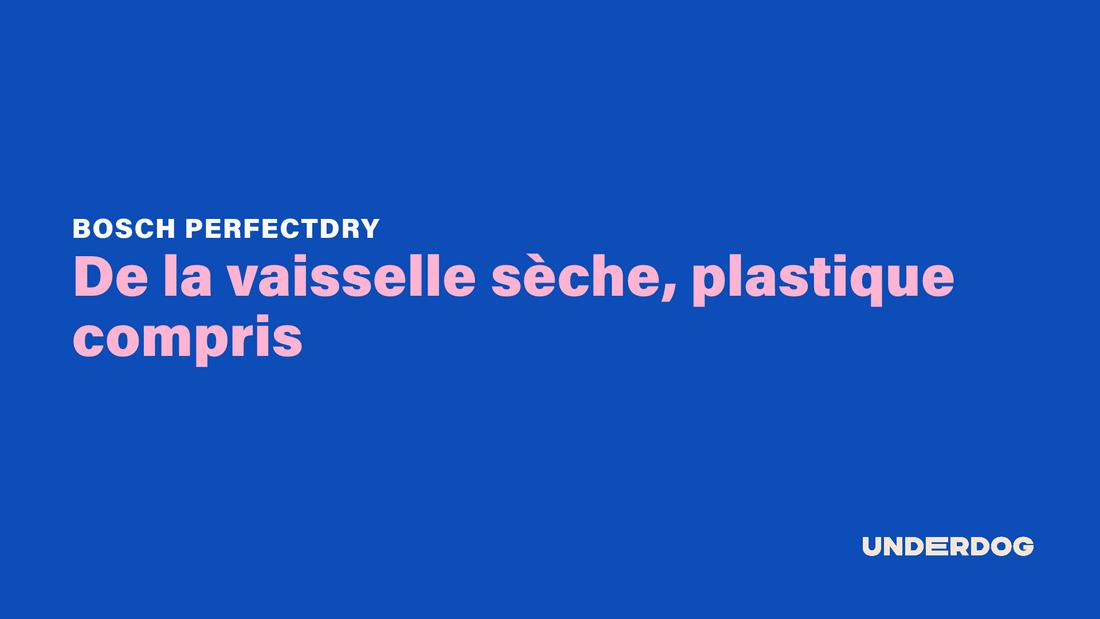 De la vaisselle sèche, plastique compris avec PerfectDry de BOSCH