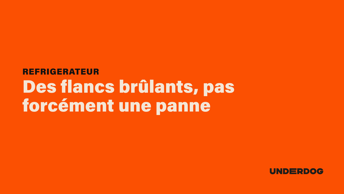 SAMSUNG réfrigérateur congélateur : Des flancs brûlants, pas forcément une panne