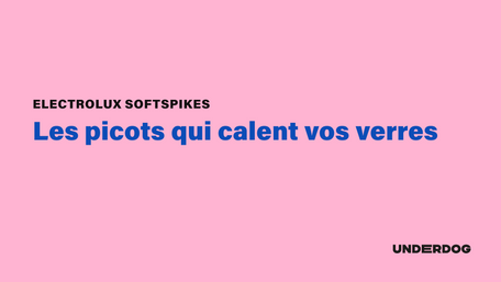 ELECTROLUX SoftSpikes, Les picots qui calent vos verres