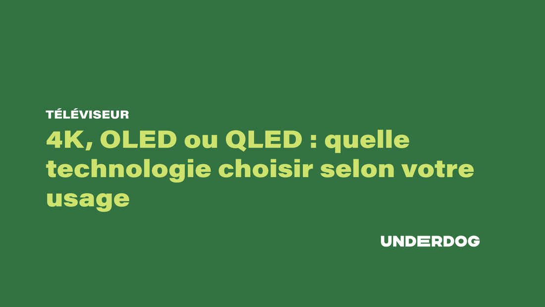 Les différences entre 4k, OLED et QLED