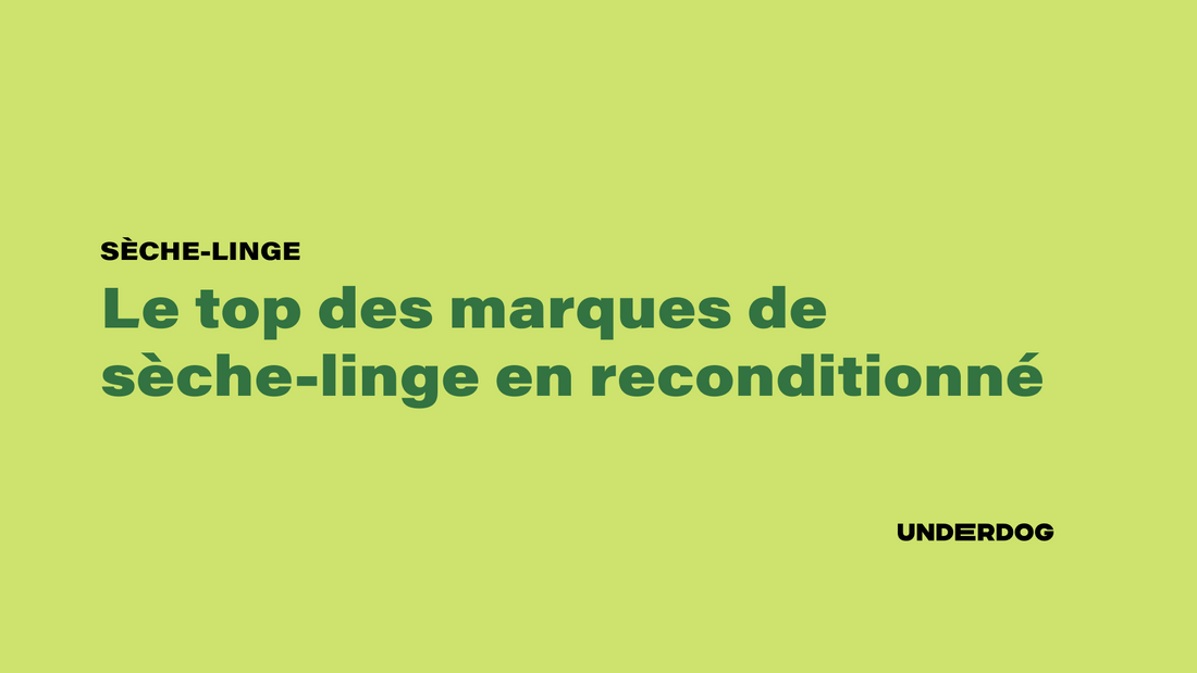 Une image du top des sèches-linge reconditionnés