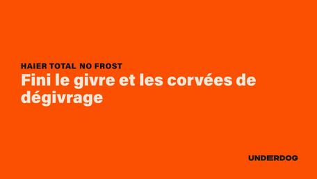 Fini le givre et les corvées de dégivrage avec Total No Frost de HAIER