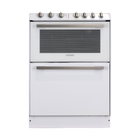 Cuisinière combinée reconditionnée blanche