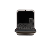 Lave-Vaisselle Compact 2 Cvts Reconditionné DAAN TECH BOB PACK PREMIUM SILVER : vue de l'intérieur