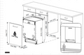 Lave-vaisselle Encastrable 14 couverts Reconditionné ESSENTIEL B ELVI-451f