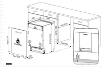 Lave-vaisselle Encastrable 14 couverts Reconditionné ESSENTIEL B ELVI-451f