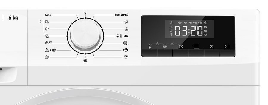 Lave-linge hublot LISTO LF612-L5b