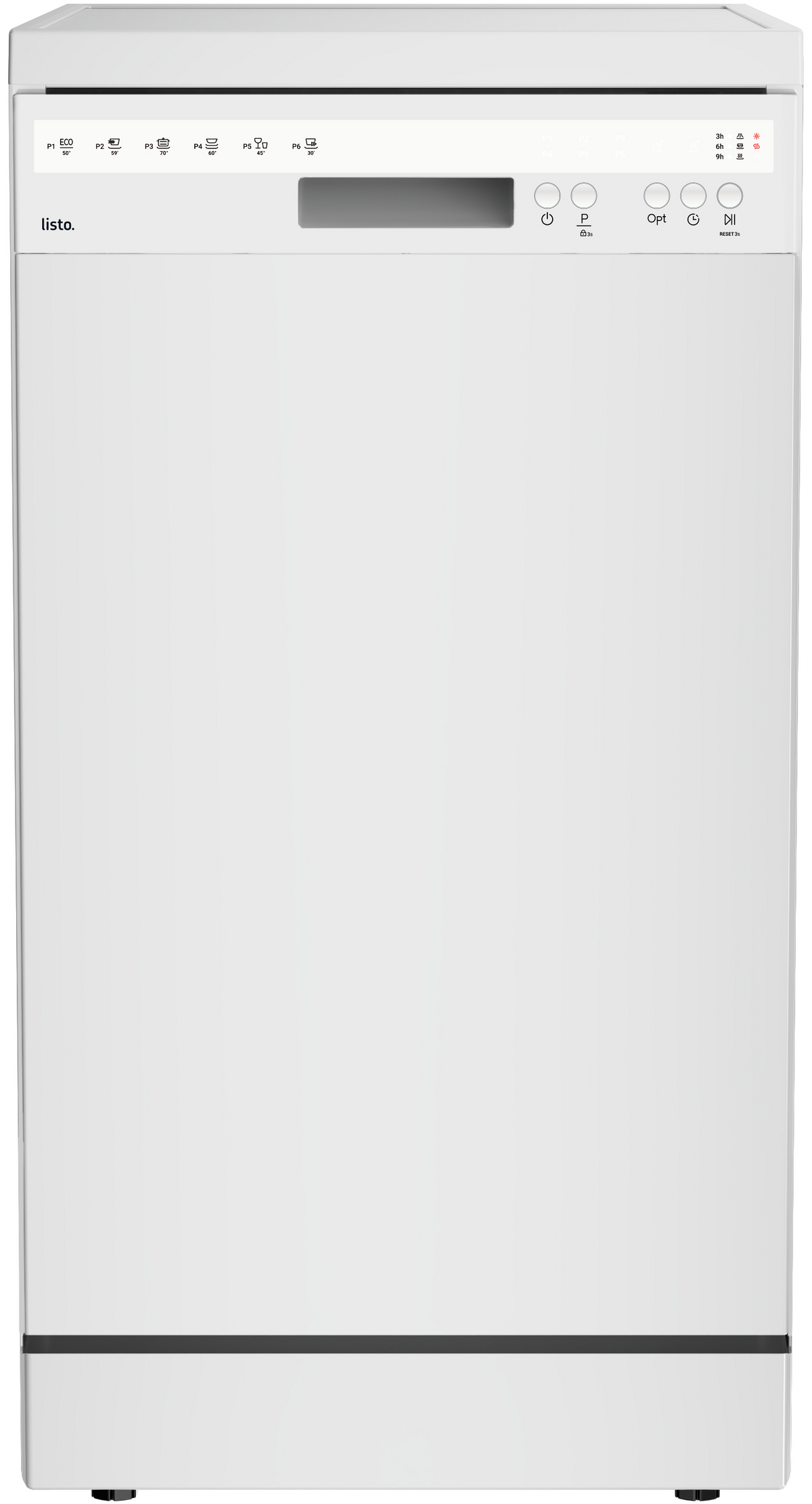 Lave-vaisselle Pose Libre 10 couverts Reconditionné LISTO LLVS46DW