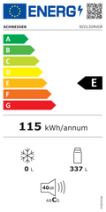 Réfrigérateur Une Porte 337 L Reconditionné SCHNEIDER SCCL329VCR