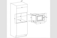 Four micro-ondes encastrable PROLINE GBI25IX (GBI 25 IX)