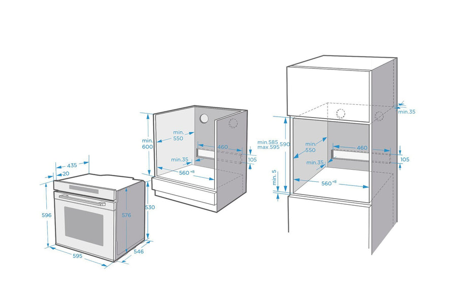 Four chaleur tournante THOMSON TMFP72BX