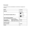 Four chaleur tournante THOMSON TMFP72BX