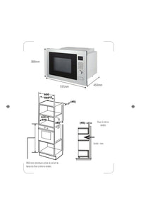 Four micro-ondes encastrable PROLINE CBI32IX (CBI 32 IX)