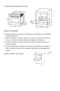 Four chaleur tournante THOMSON TMFP701IX2