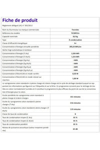 Seche-linge pompe à chaleur TECNOLEC TEC8PCA+