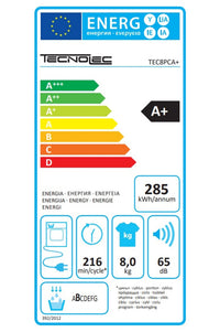 Seche-linge pompe à chaleur TECNOLEC TEC8PCA+