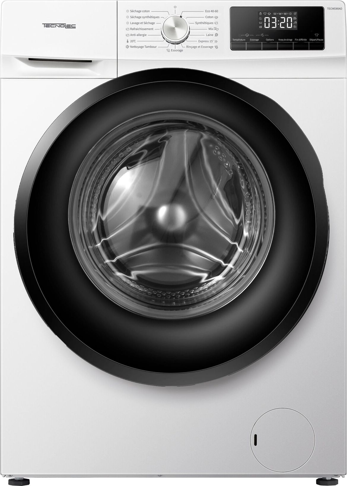 Lave-linge sechant TECNOLEC TECWD85AD