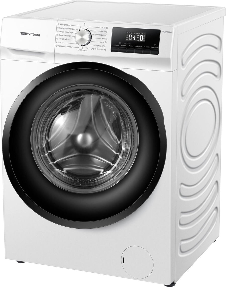Lave-linge sechant TECNOLEC TECWD85AD