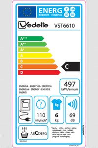 Seche-linge à condensation VEDETTE VST6610