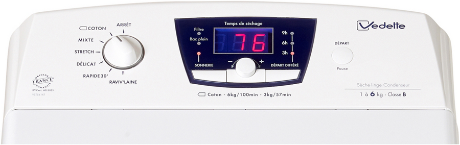 Seche-linge à condensation VEDETTE VST561XT