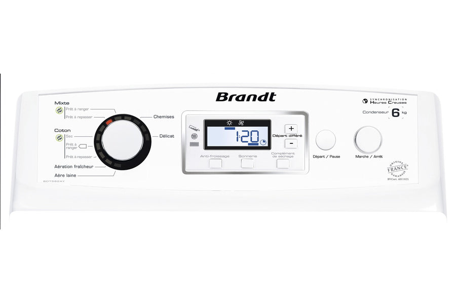 Seche-linge à condensation BRANDT BDT562AY