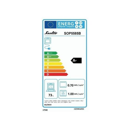 Four chaleur tournante SAUTER SOP5585B