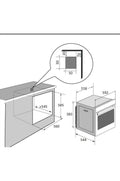Four chaleur tournante SAUTER SOP6417LW