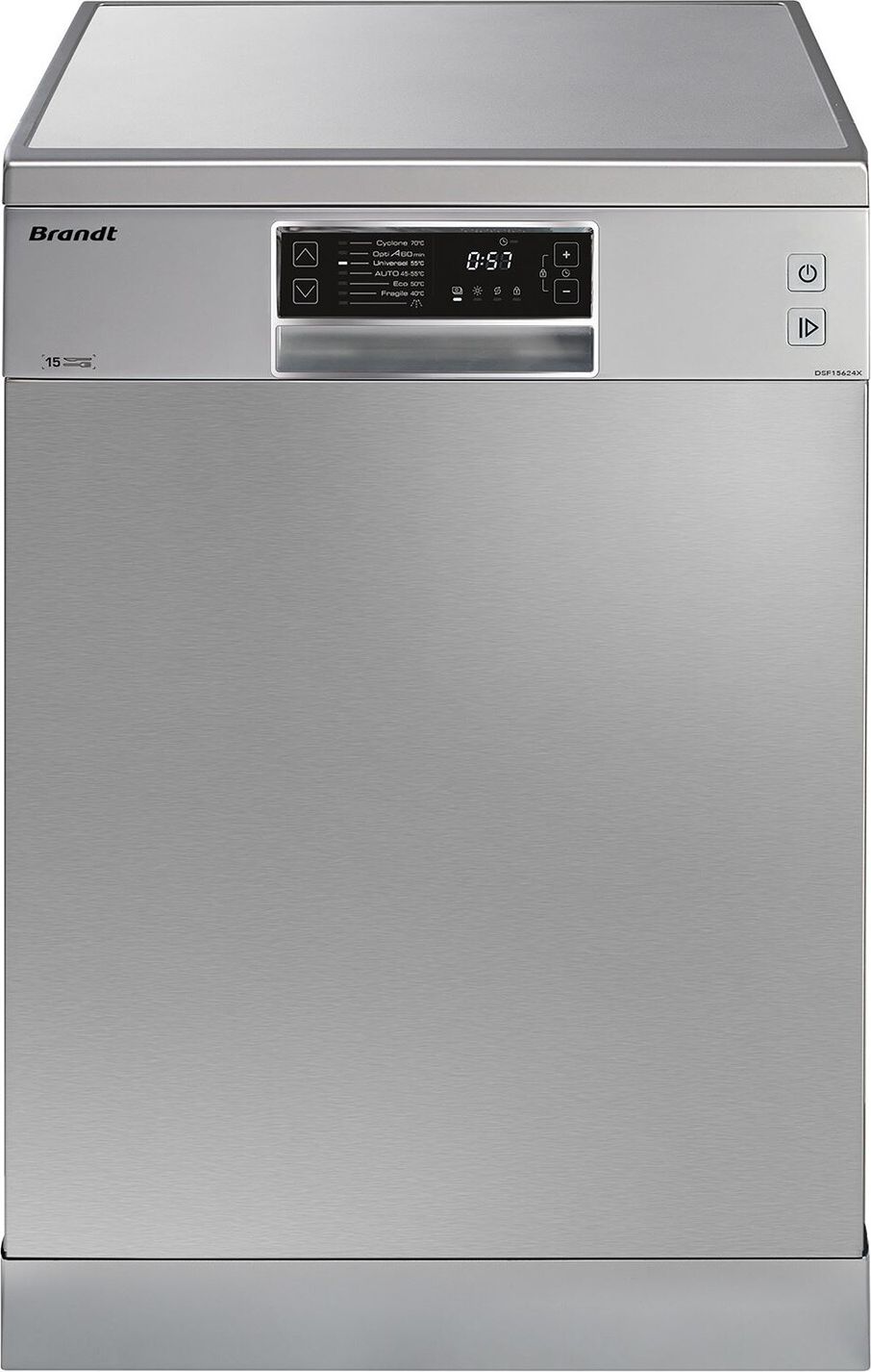 Lave-vaisselle pose libre BRANDT DSF15624X