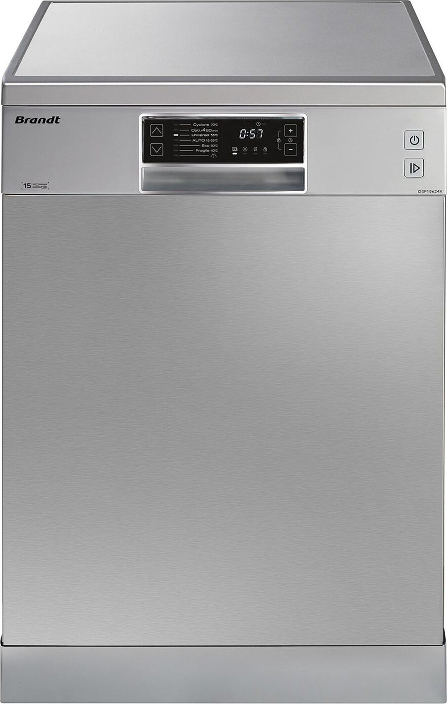 Lave-vaisselle pose libre BRANDT DSF15624X