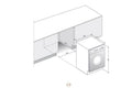 Lave-linge hublot DE-DIETRICH DLZ1814I