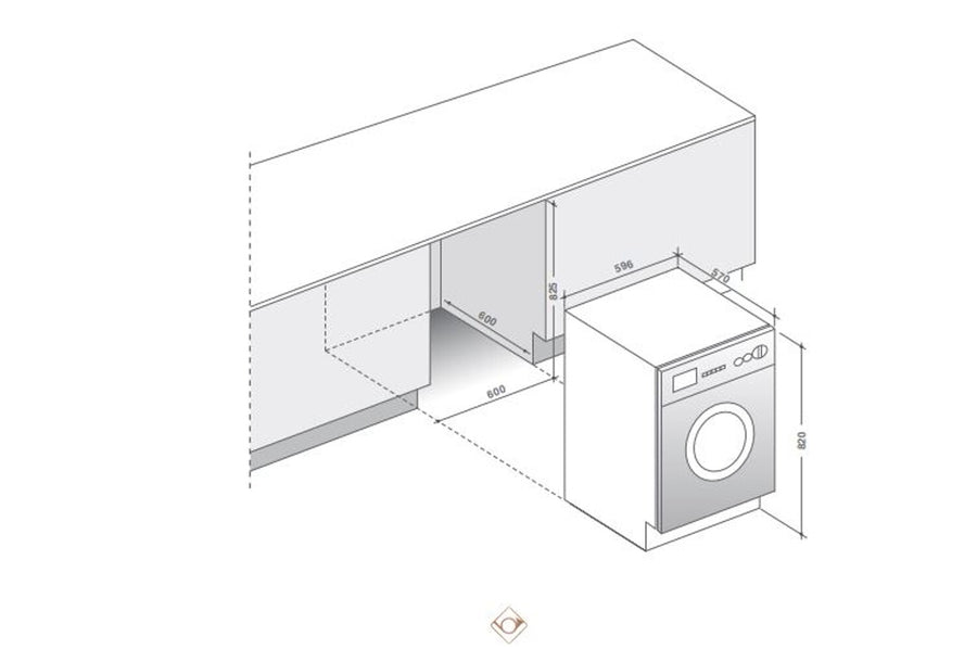 Lave-linge hublot DE-DIETRICH DLZ1814I