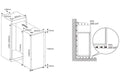 Réfrigérateur encastrable DE-DIETRICH DRS1224FS