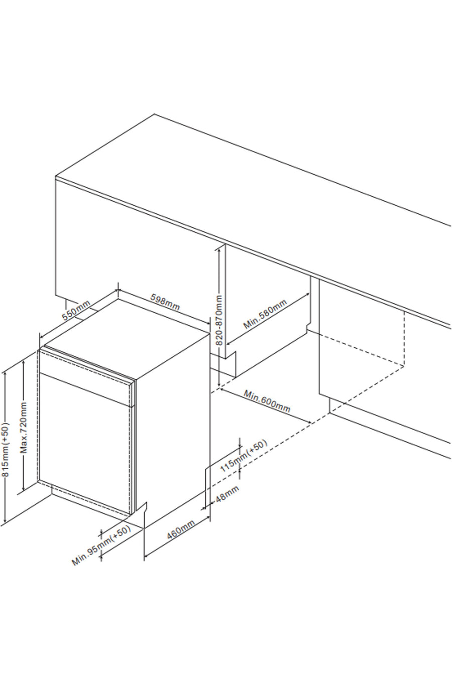 Lave-vaisselle encastrable DE-DIETRICH DCJ422QSX