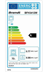 Four chaleur tournante BRANDT BFH3412W