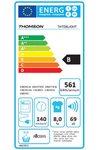 Seche-linge à condensation THOMSON THTD8LIGHT