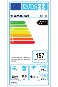 Lave-linge hublot THOMSON TW148