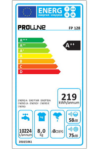 Lave-linge hublot PROLINE FP128
